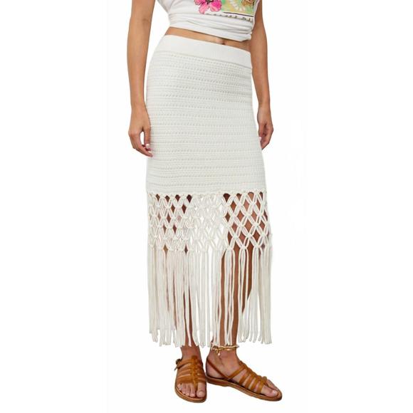 NEW RAILS sevilla skirt in off white